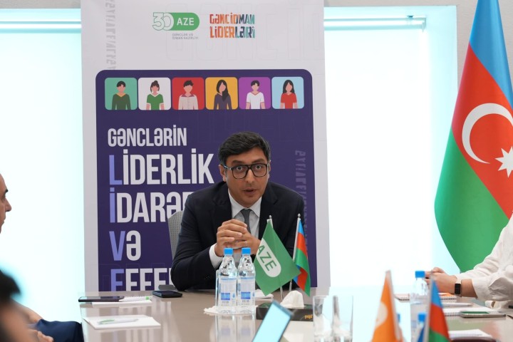 "Gənc idman liderləri" proqramının iştirakçıları ilə görüş keçirilib